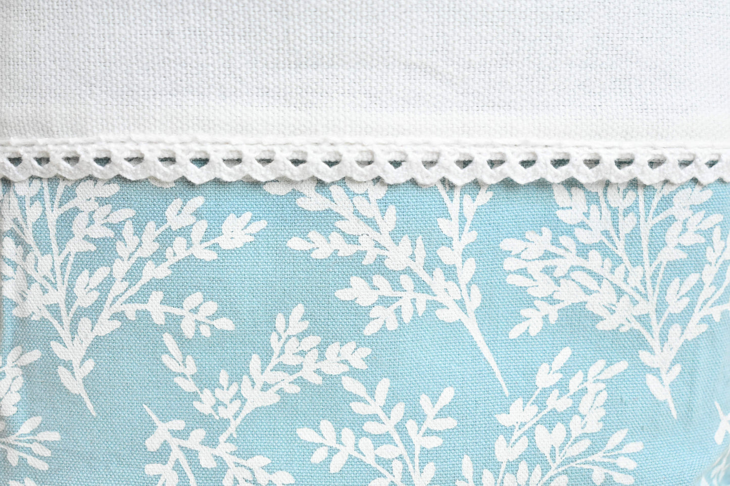 Ferns - Turquoise ( Cordinated Basket of 6 Face Towels )