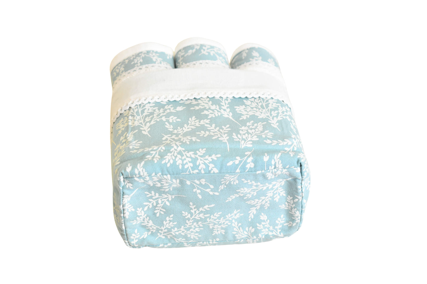 Ferns - Turquoise ( Cordinated Basket of 6 Face Towels )