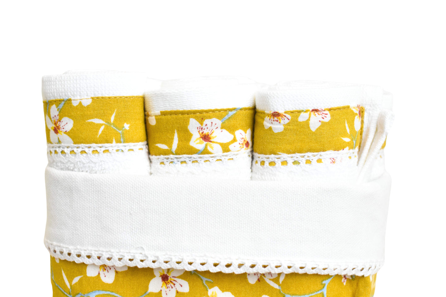Amandier - Mustard ( Cordinated Basket of 6 Face Towels )