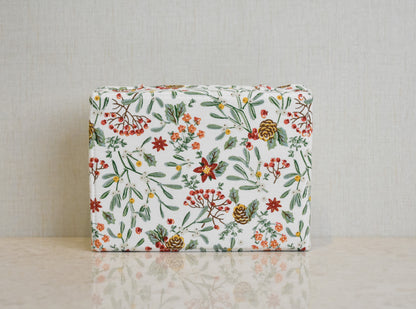 Flora - White ( Cordinated tray of 6 Napkins )